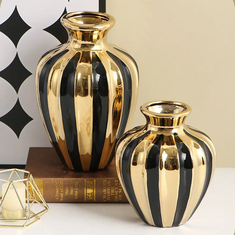 Luxury Ceramic Vase Creative Handicraft Jars Decorations