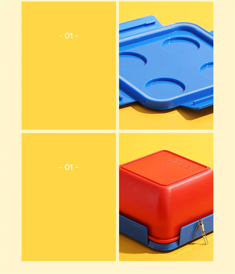 Colorful Building Blocks Bento Box