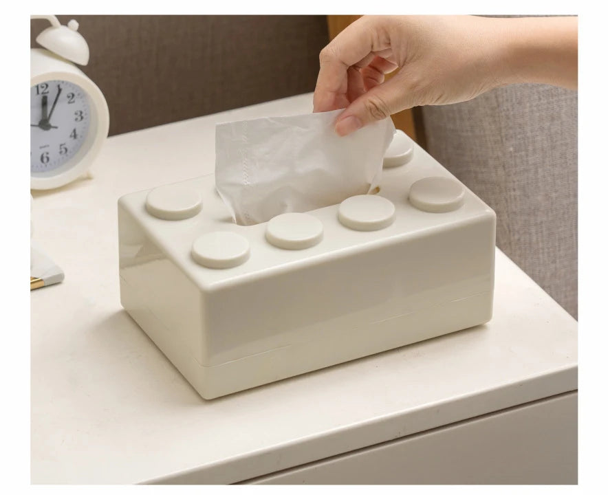 Empty Tissue Block Building Blocks Tissue Box - itzy bitsy