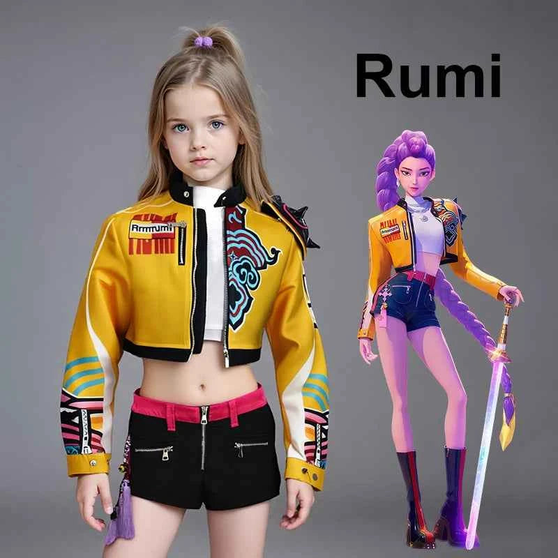 Girls Cosplay K-Pop Rumi Complete High Quality Costume Outfit Set ...