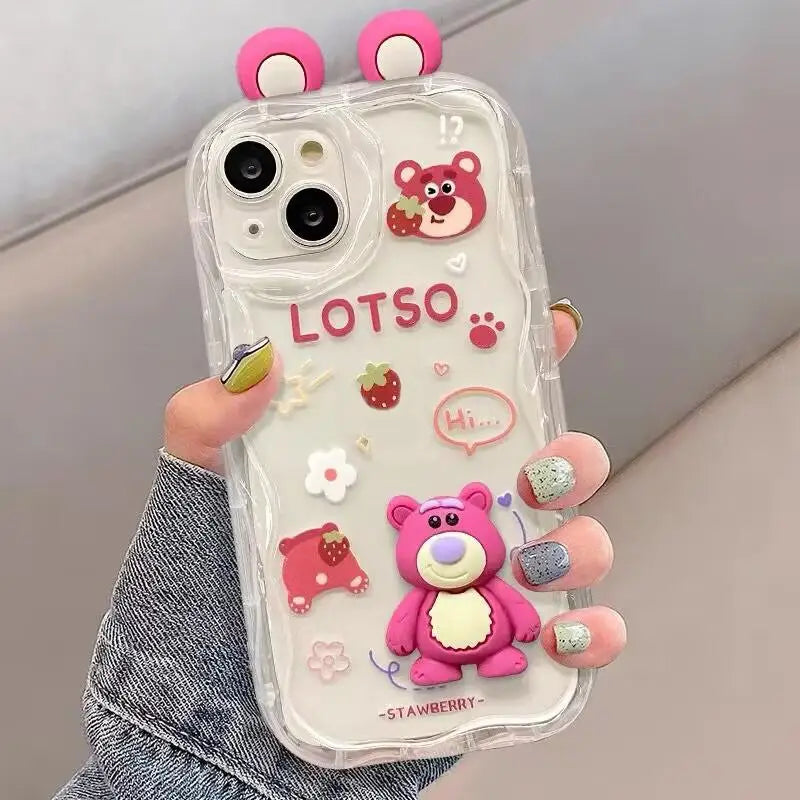 Strawberry Lotso Bear Phone Case (Note 12 Pro Plus 5G , Note 13 Pro Plus 5G)