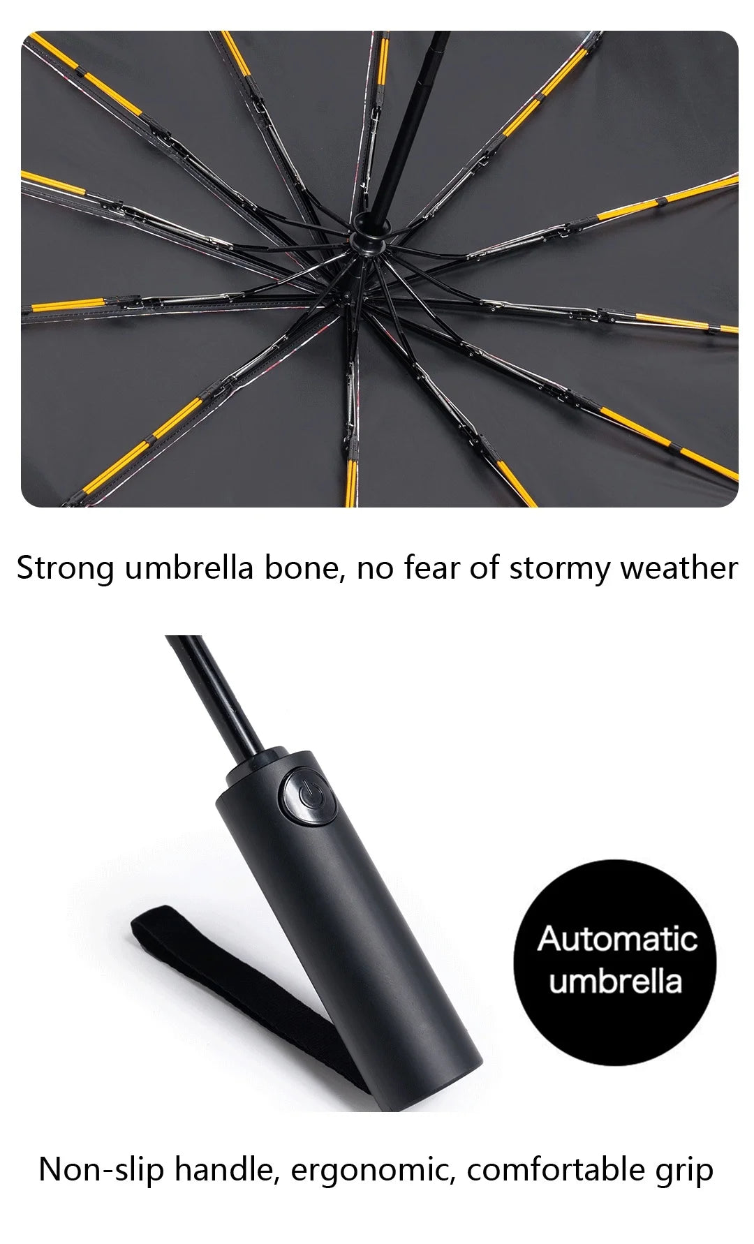 CH Parasol Semi-automatic Umbrella