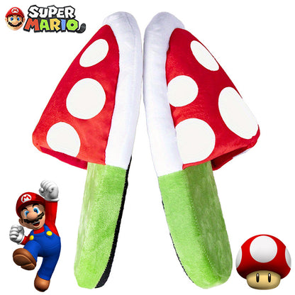 Super Mario Bros Plush Cotton Slippers