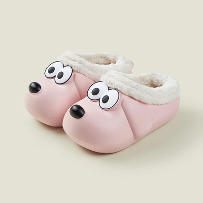 Cheerful Mario Children's Winter Cotton Waterproof Puppy Shoes