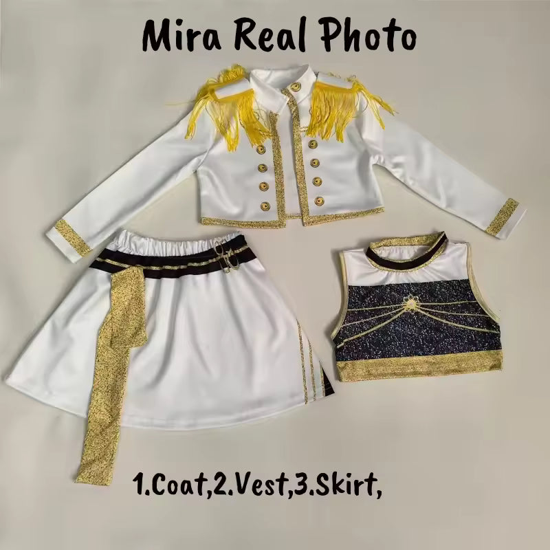 Kids K-Pop Demon Hunters Zoey Rumi Mira Costume Fancy Dress Cosplay (Copy)