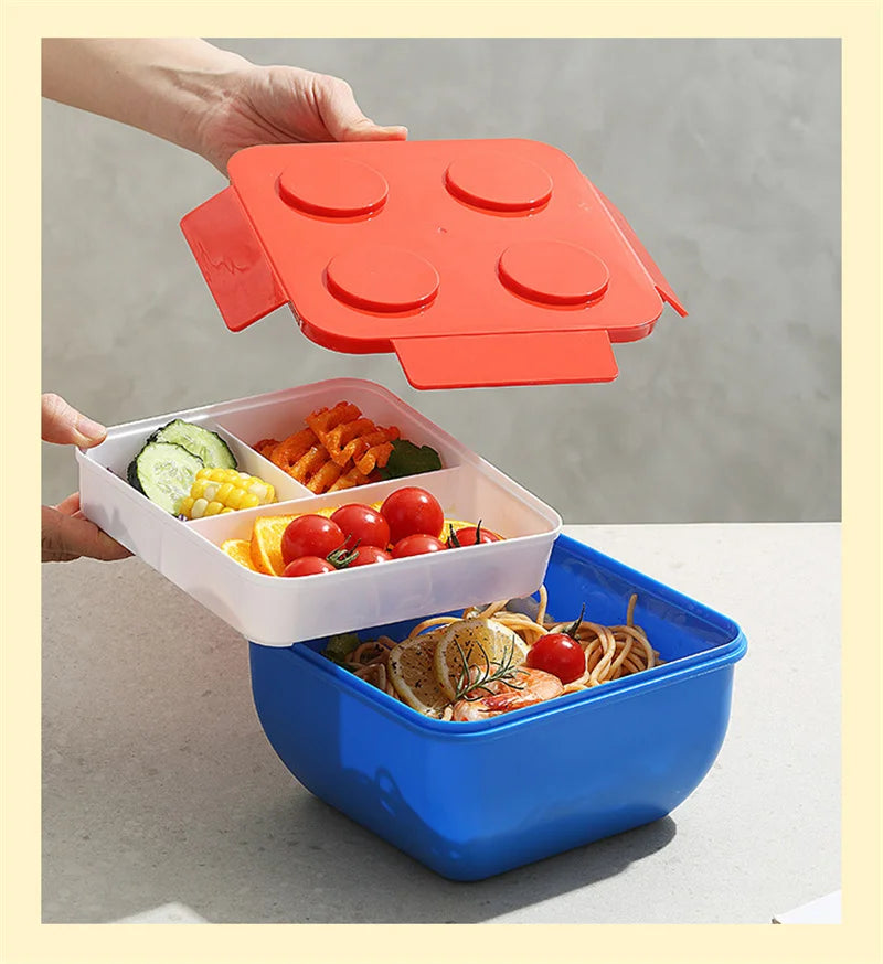 Colorful Building Blocks Bento Box