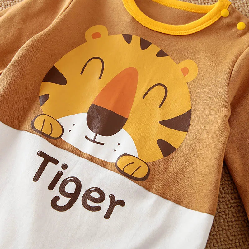 Cute Tiger Cotton Bodysuit