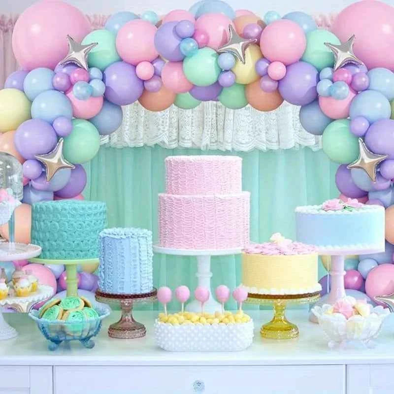 133PCS Donut Themed Balloon Wreath Arch Kit for Parties
