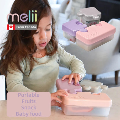 Melii Puzzle Container Fruit Lunch Box