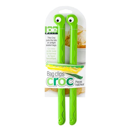 Joie Crocodile Kitchen Accessories - Cleaning Brush, Bag Clip, Peeler, Knife