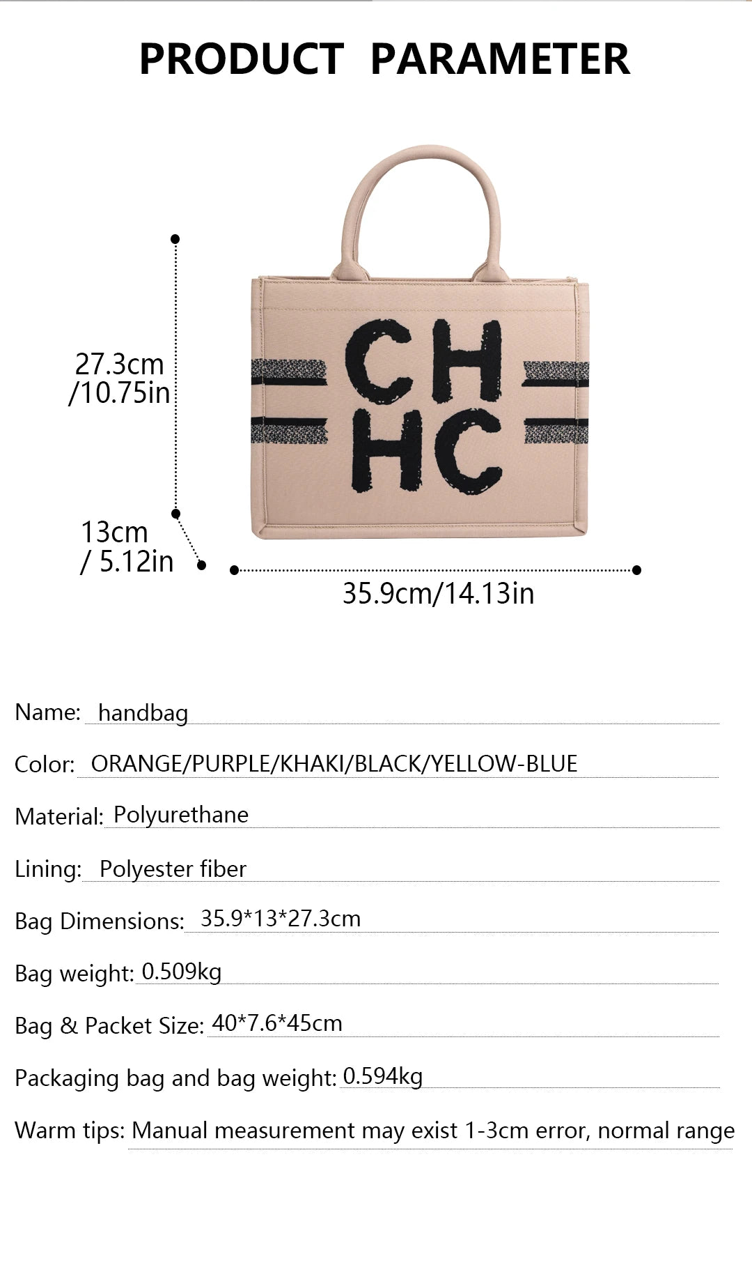 CH Classic Graffiti Tote Bag
