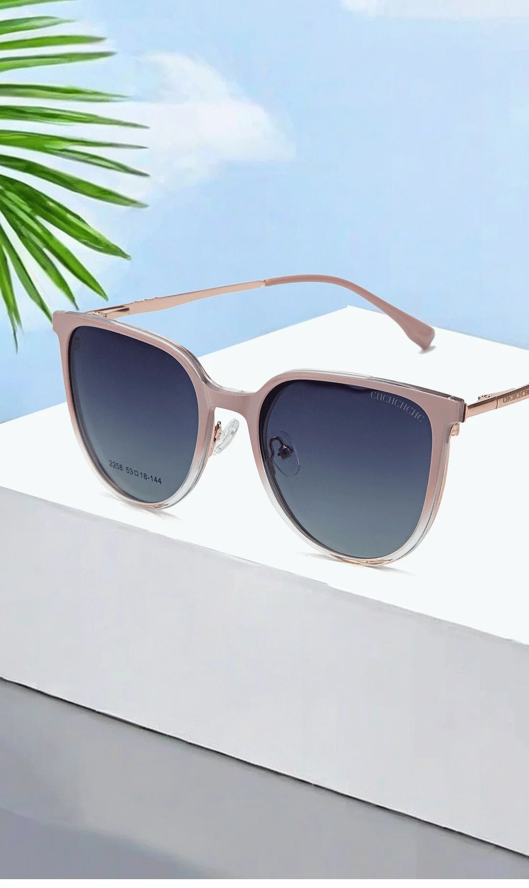 CH Elegant Large Frame Sunglasses