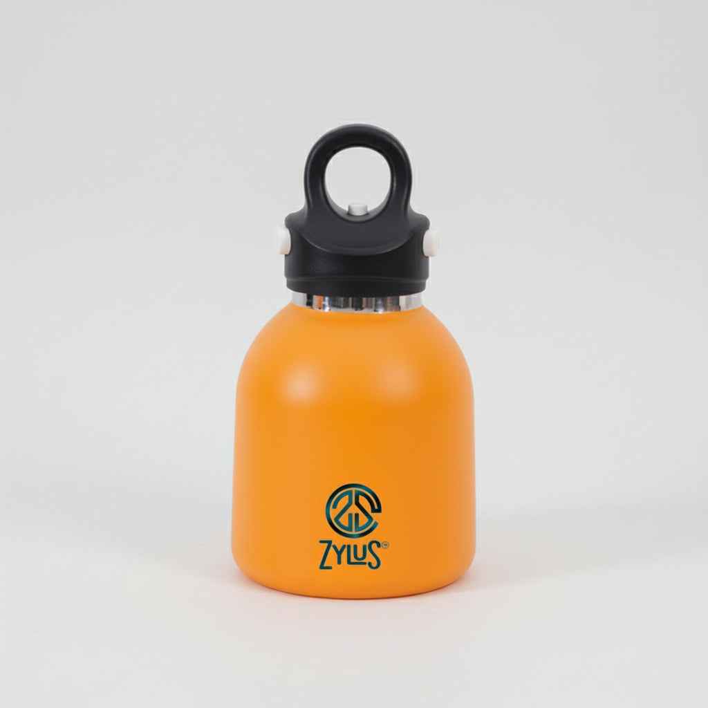 Kids Insulated Twist Free Water Bottle - Dark Yellow 400ml