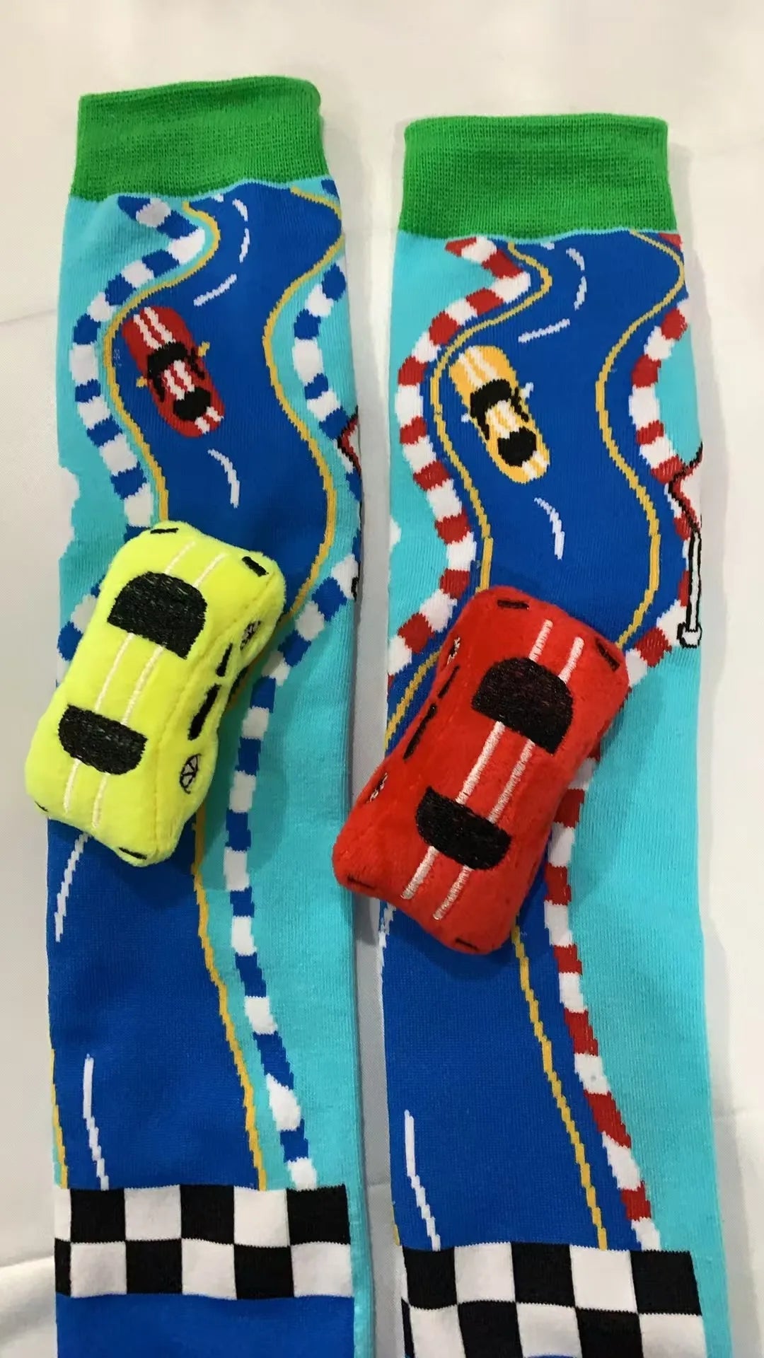 A Pair of Creative 3D Car Stereoscopic Children's Socks - itzy bitsy