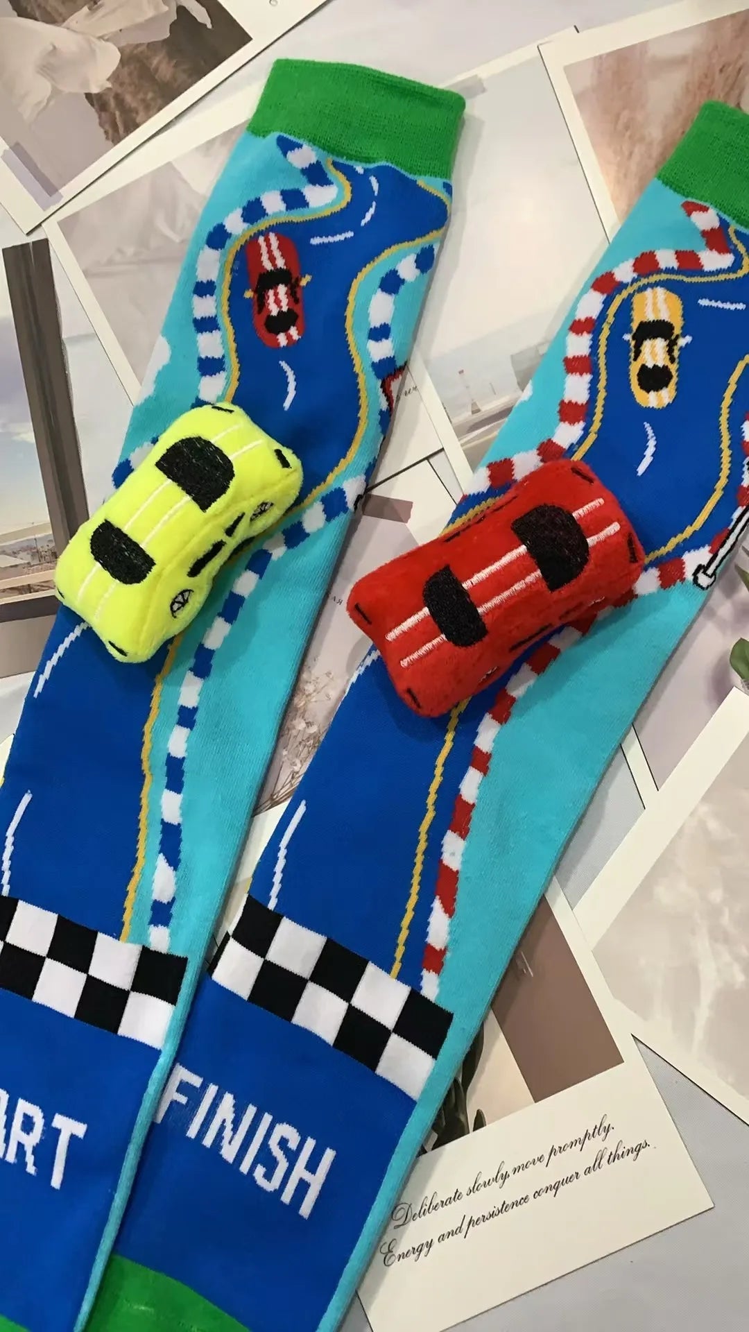 A Pair of Creative 3D Car Stereoscopic Children's Socks - itzy bitsy