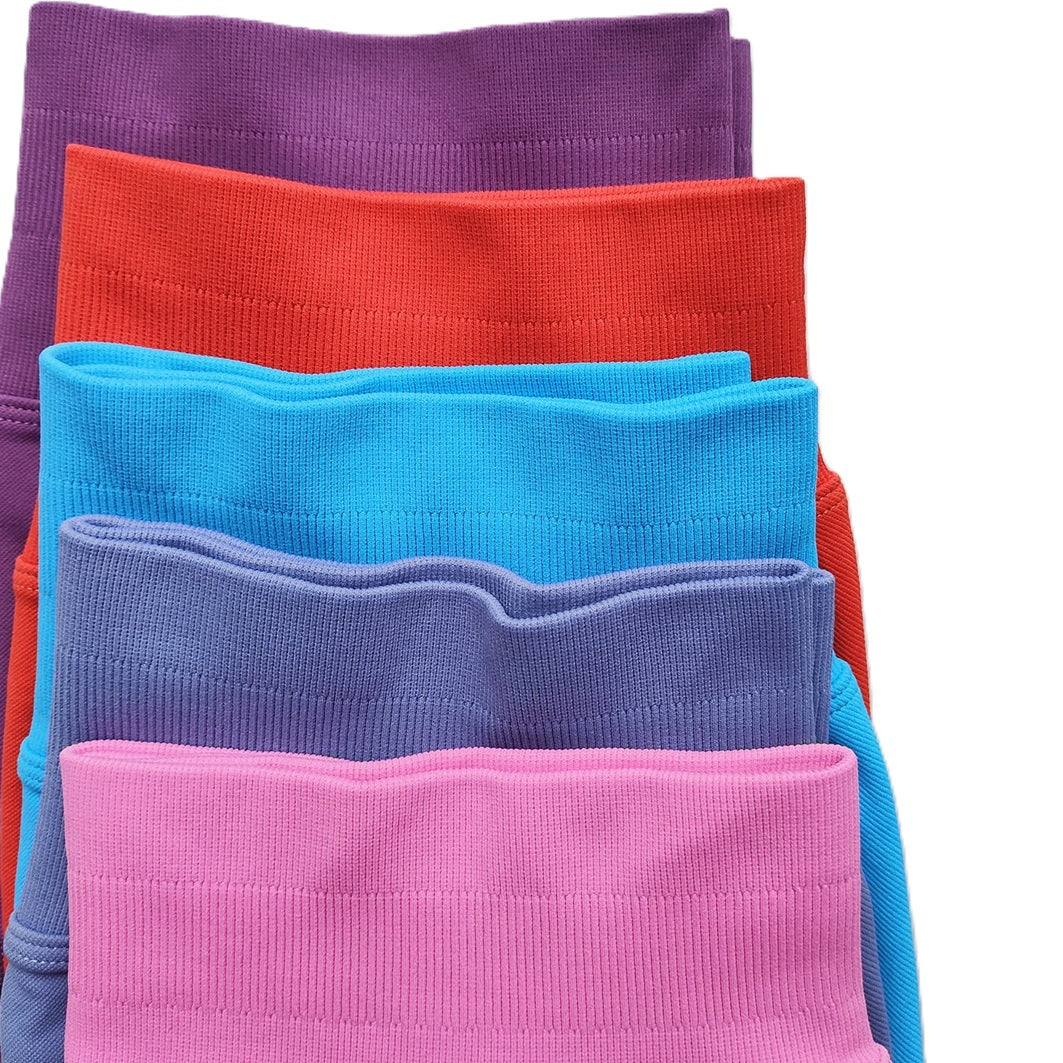 Women Activewear High Stretch Seamless Scrunch Bum Yoga/Gym Sport Shorts