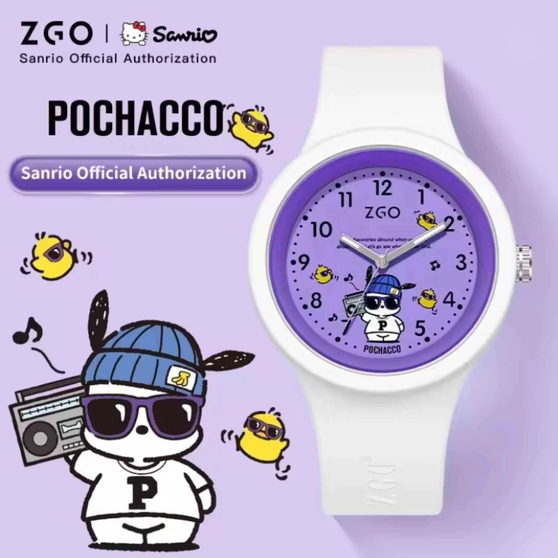ZGO Sanrio Analog Student Watch