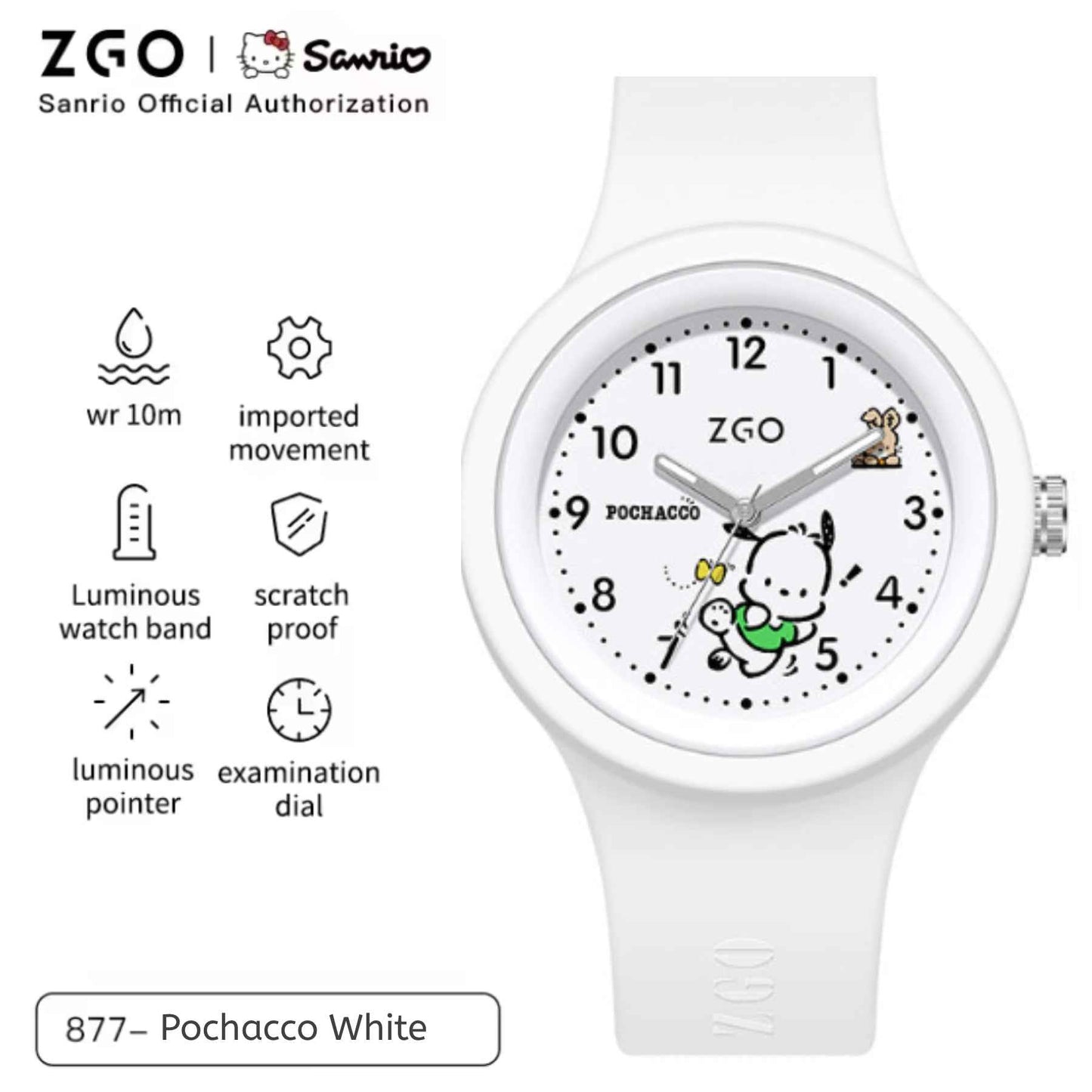 ZGO Sanrio Analog Student Watch