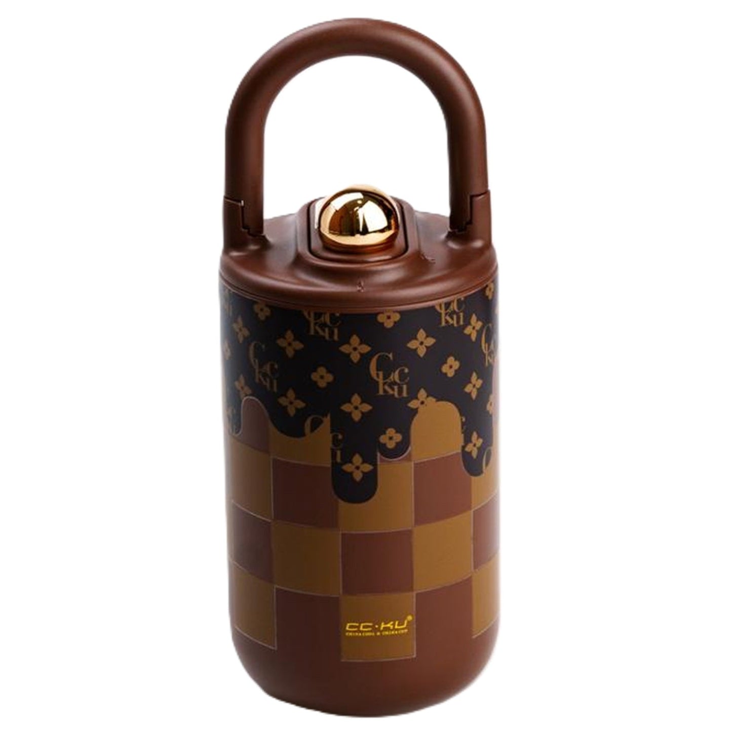 Stainless Steel Vacuum Cup Retro Fashion Water Bottle