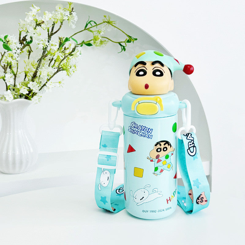 Cute Crayon Insulated Water Bottle