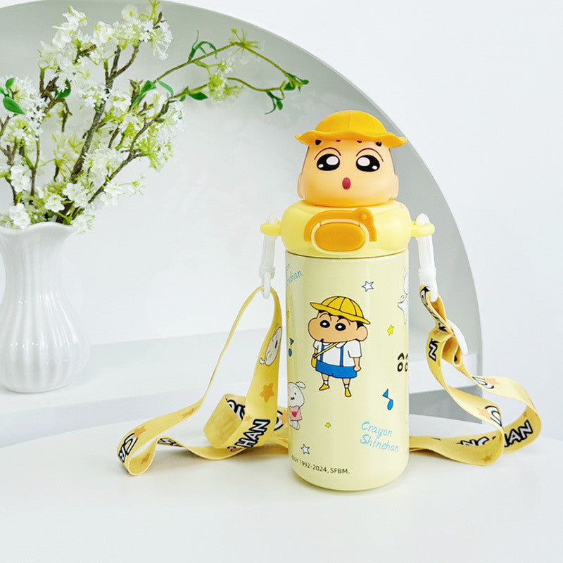 Cute Crayon Insulated Water Bottle