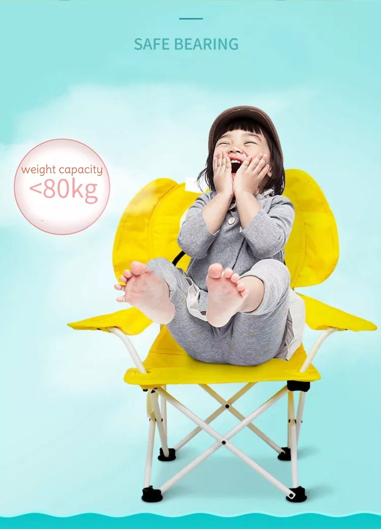 Minion Ultralight Folding Camping Chair For Children