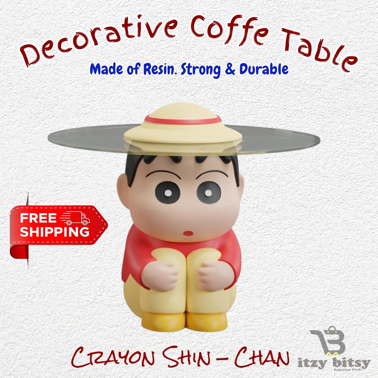 Decorative Crayon Shin Chan Coffee Table