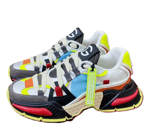 D&G Designer Inspired Air Master Sneakers Men | Multi-Color