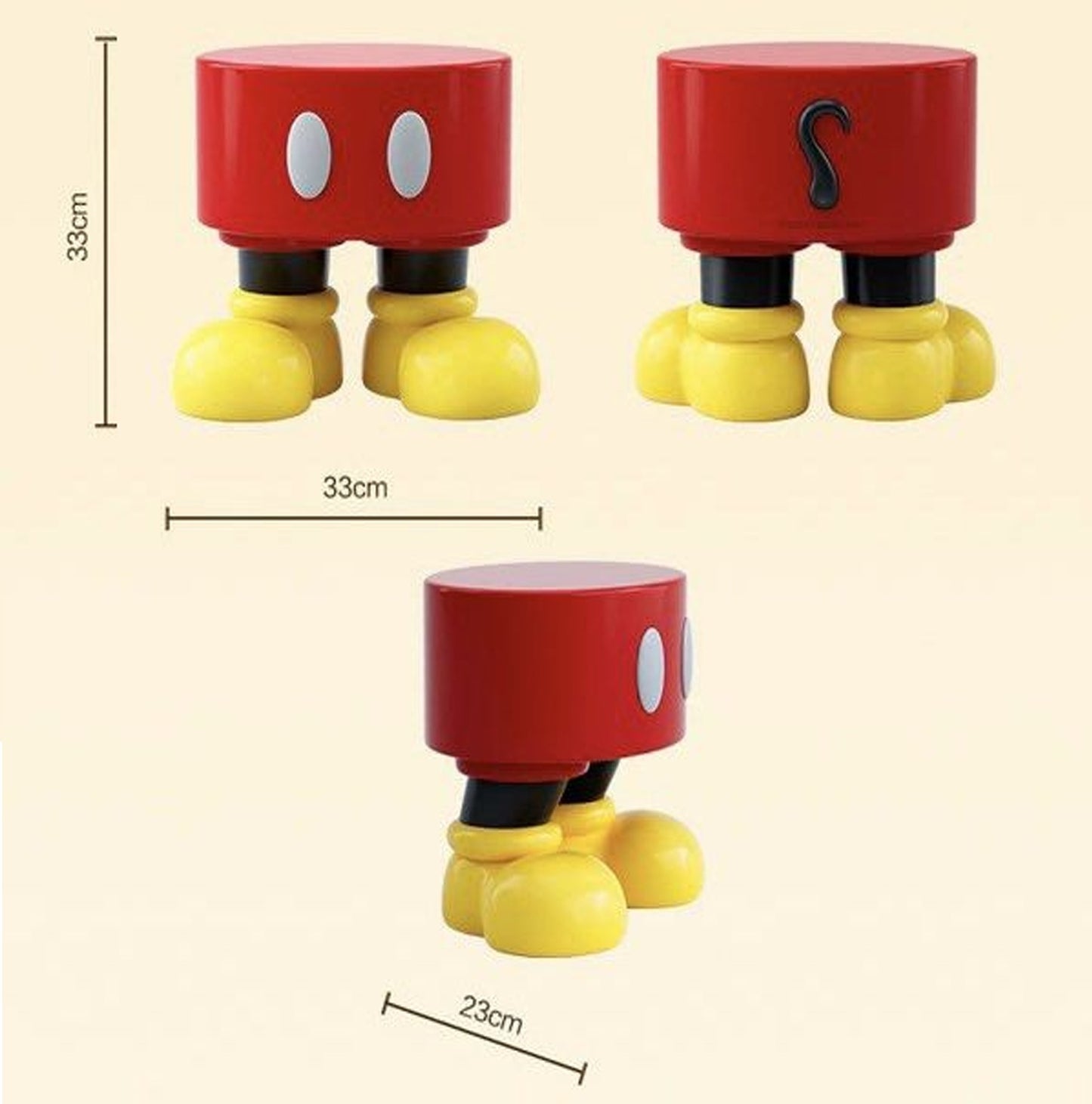 Mickey Decorative Low Stool