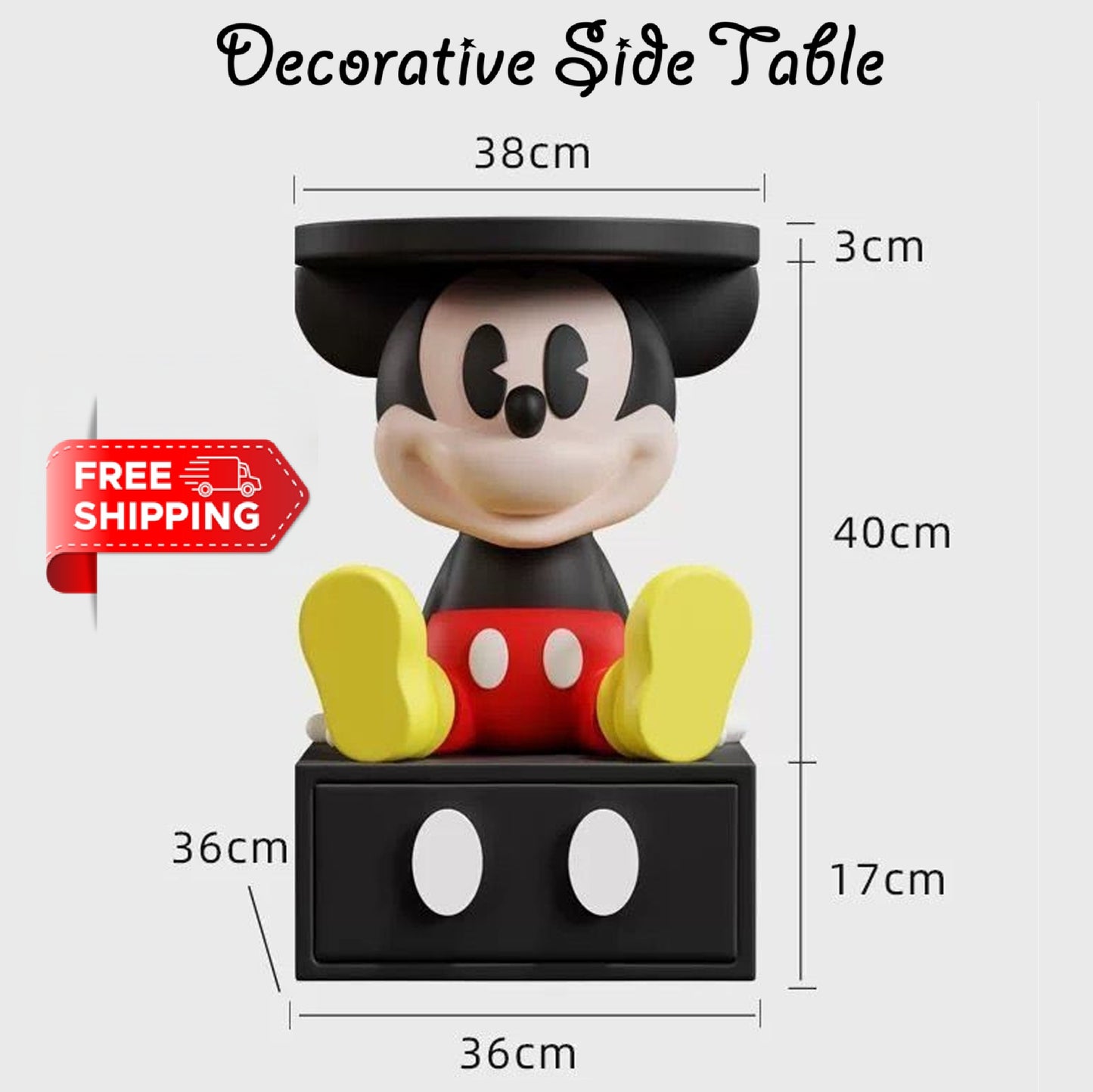 Decorative Mickey Accent Table