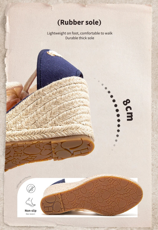 CHCH Women's Espadrilles Platform Wedge Sandals