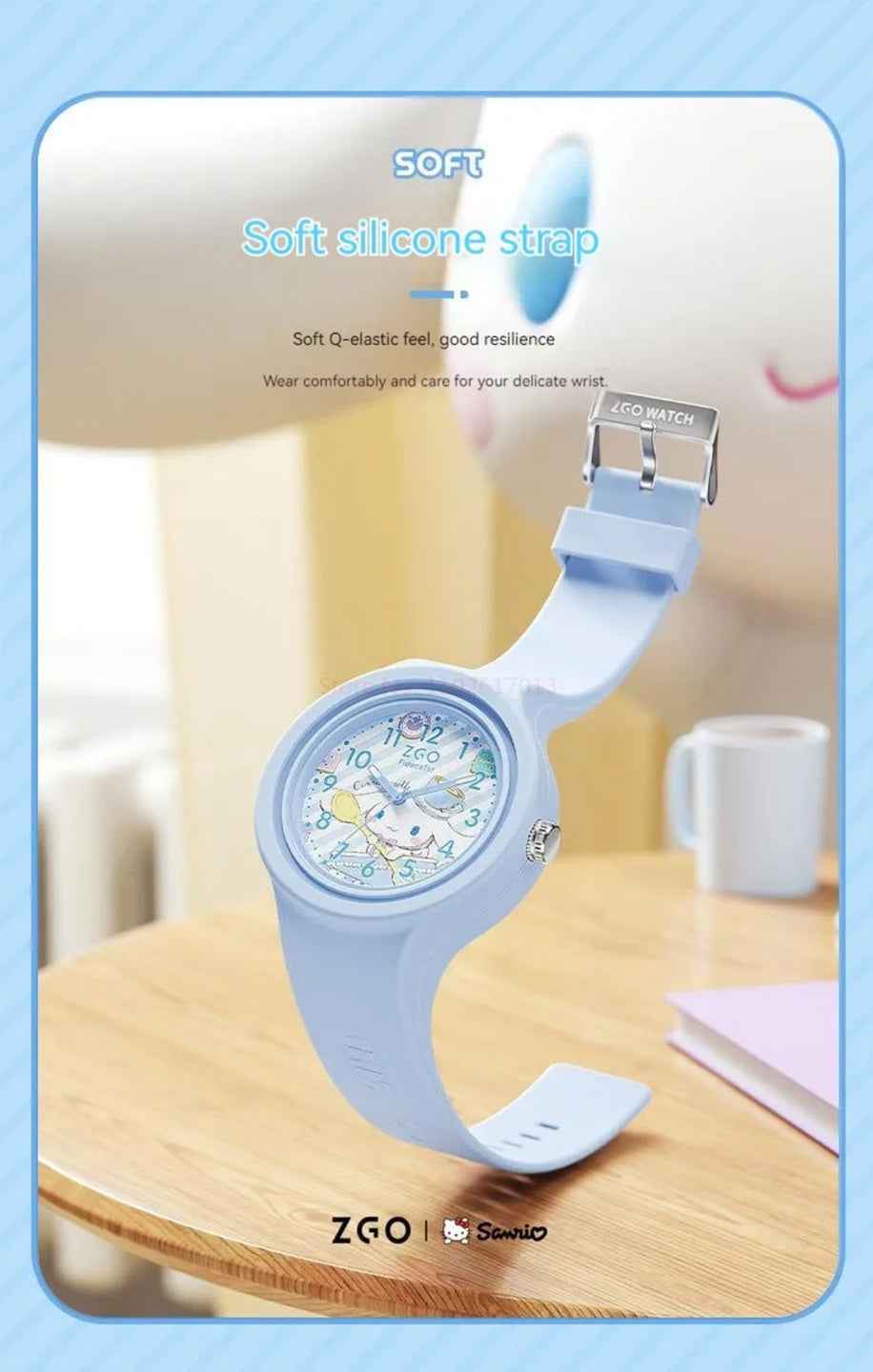 ZGO Sanrio Analog Student Watch