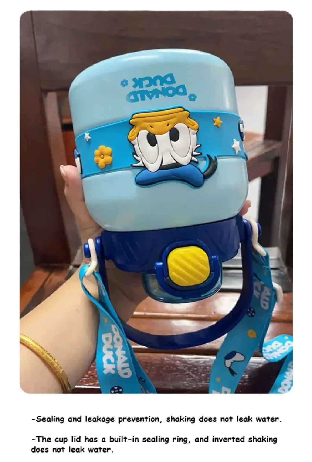 Large Capacity Cartoon Cute 316 Stainless Steel Children's Water Bottle - 800ml