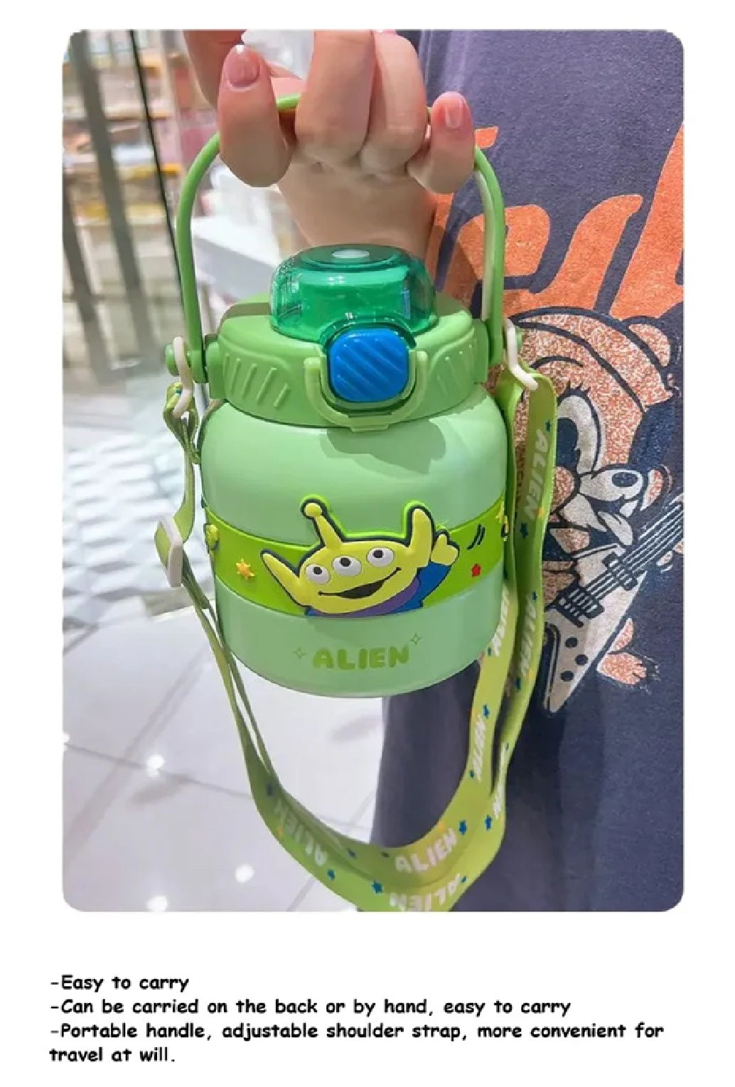 Large Capacity Cartoon Cute 316 Stainless Steel Children's Water Bottle - 800ml