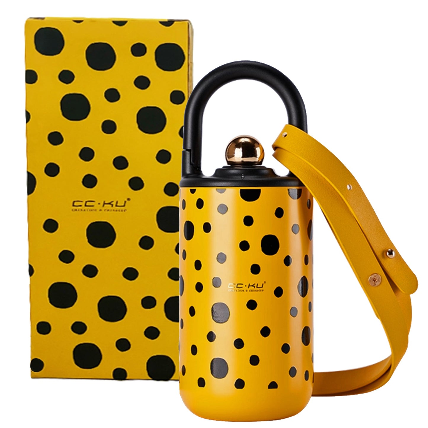 Stainless Steel Vacuum Cup Retro Fashion Water Bottle