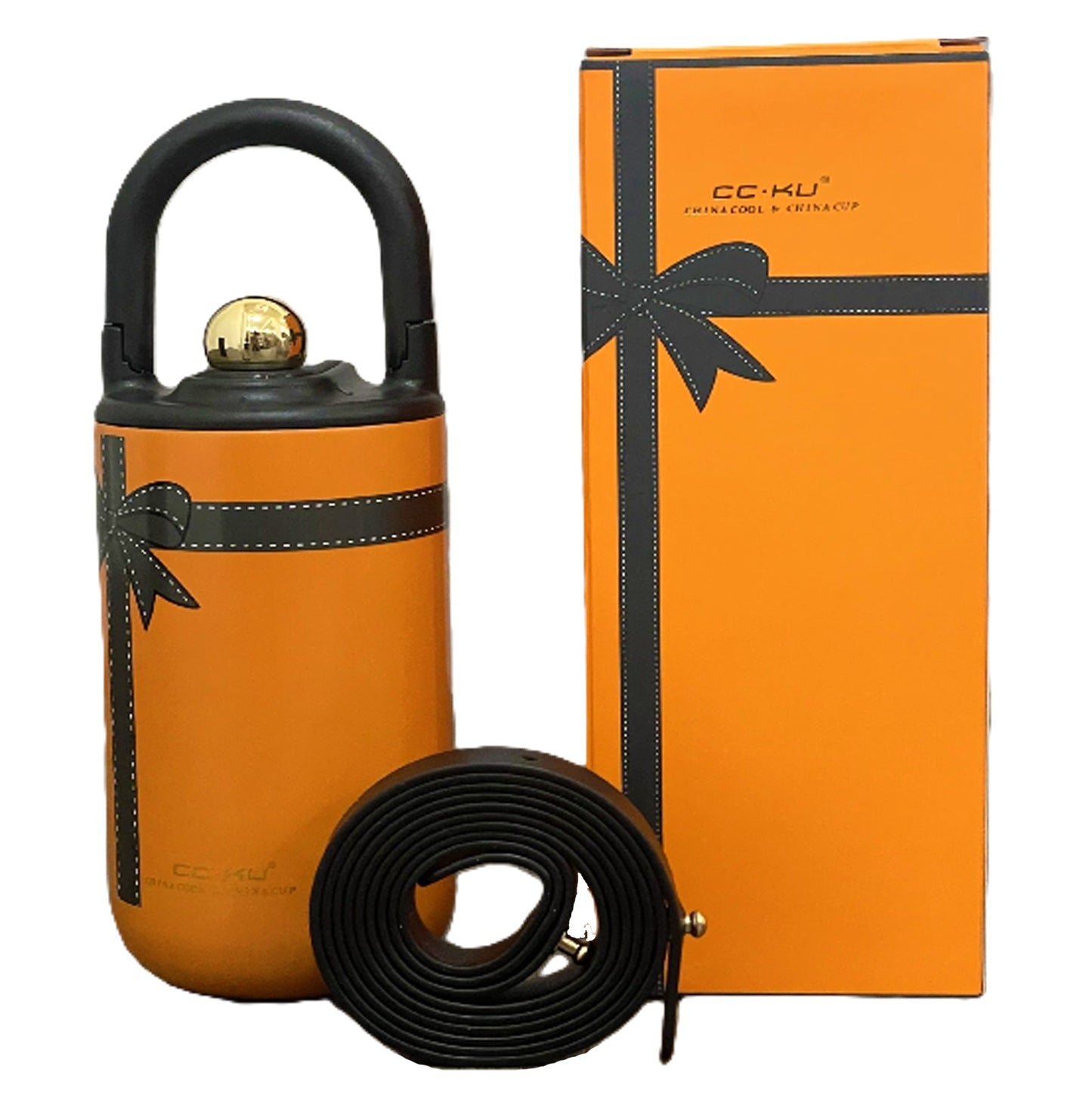 Stainless Steel Vacuum Cup Retro Fashion Water Bottle