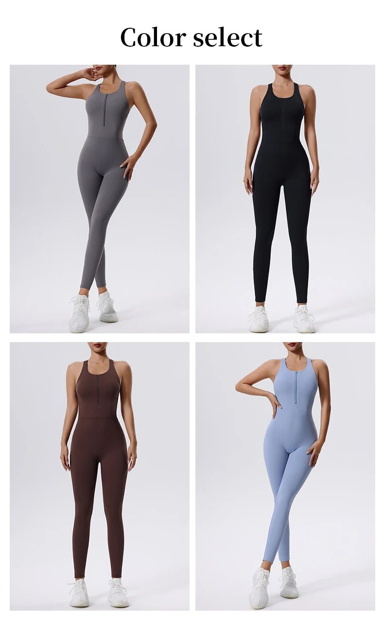 Activewear / Fitness Jumpsuit - itzy bitsy
