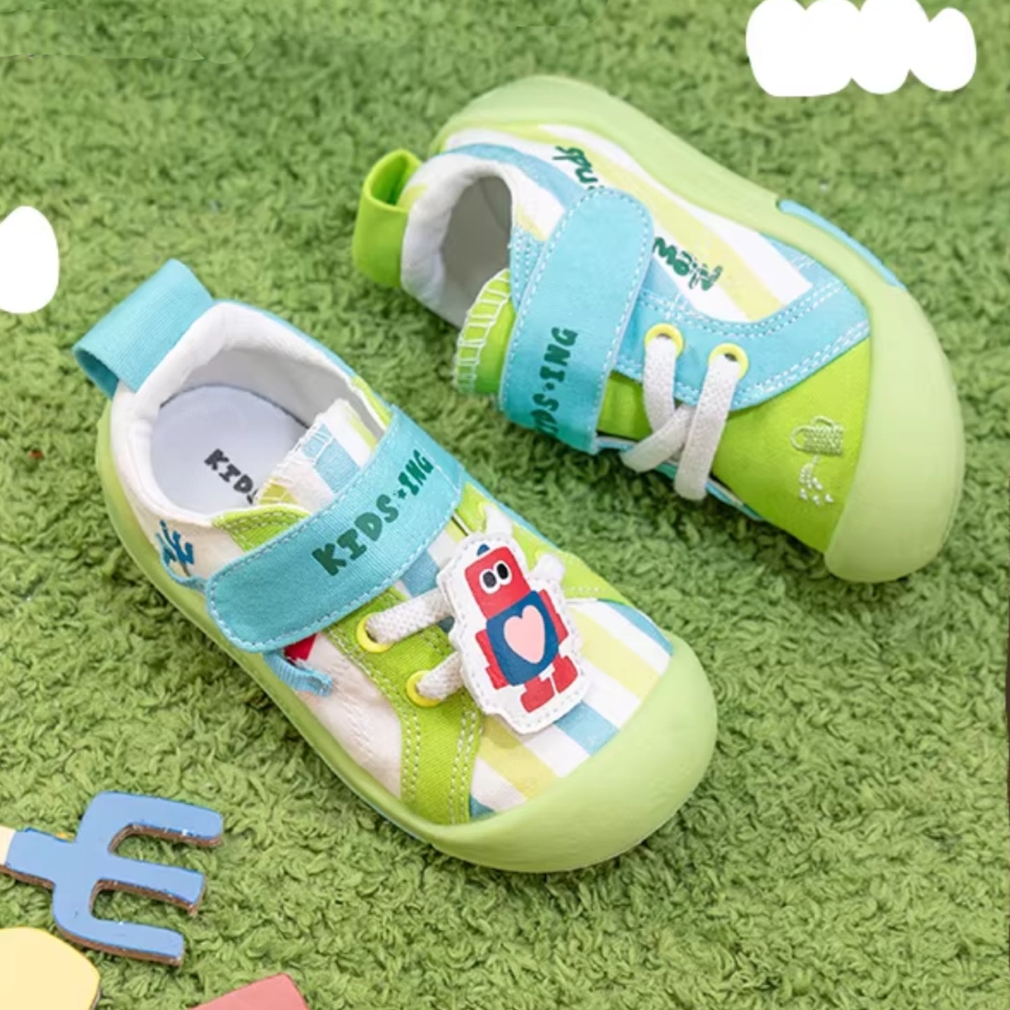 Kidsing Kedi Star Toddler Children Soft Sole Canvas Sneakers 2.0
