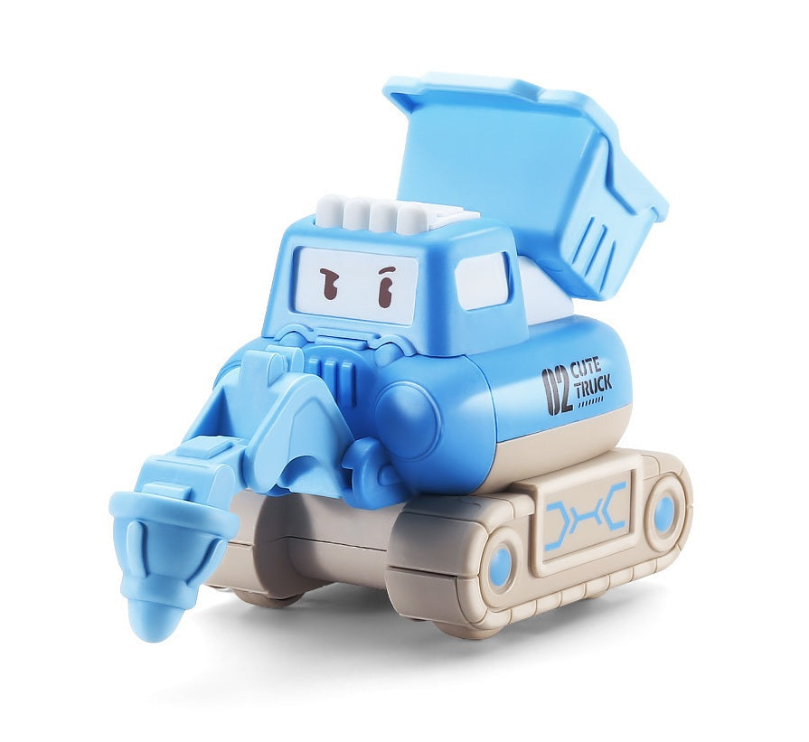 Funny Push and Go Construction Cars for Kids