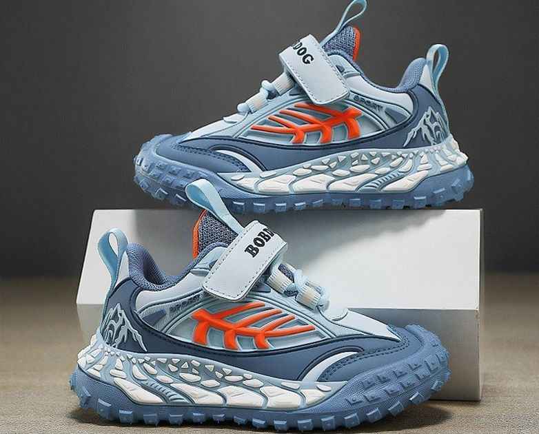 Blue Bobdog Lightweight Wear-Resistant Soft-Sole Casual Boy's Sneakers (Copy)