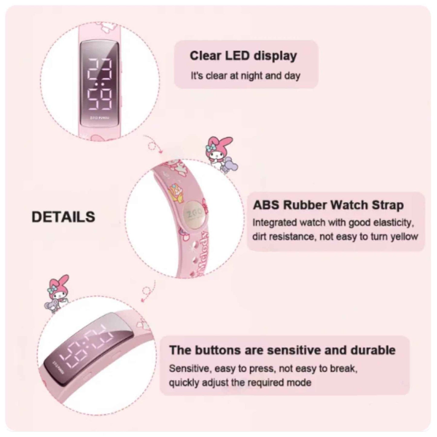 ZGO + Sanrio Smart Watch