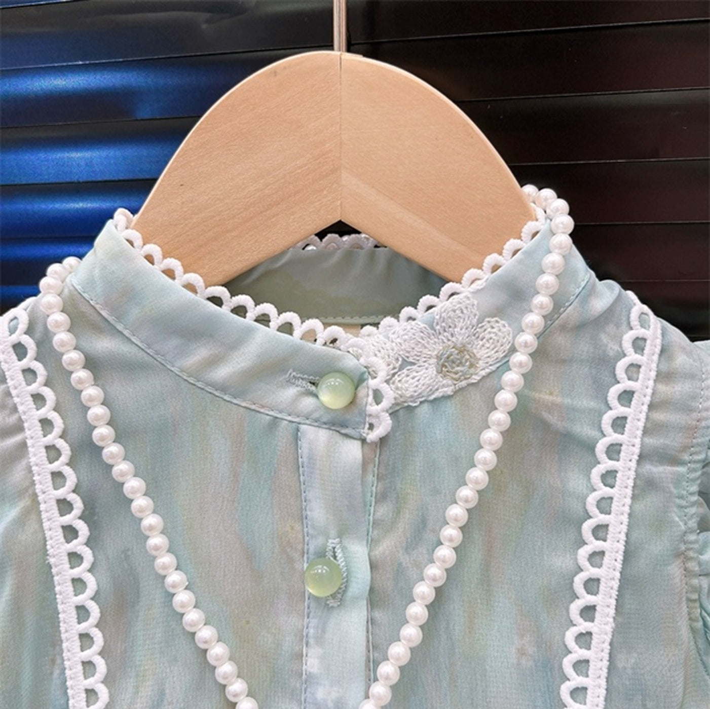 Girls' Classic Flying Sleeve Dress