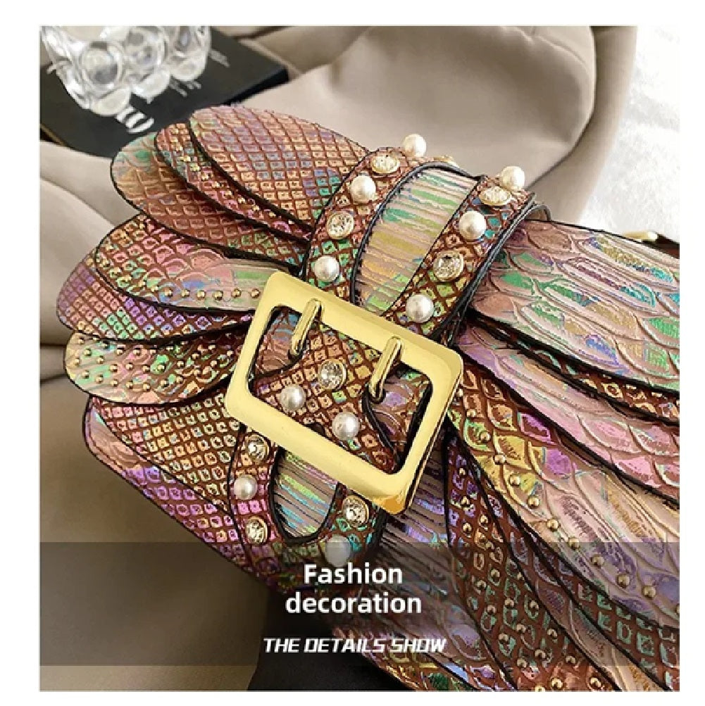 Women's Holographic Wing Crossbody Bag