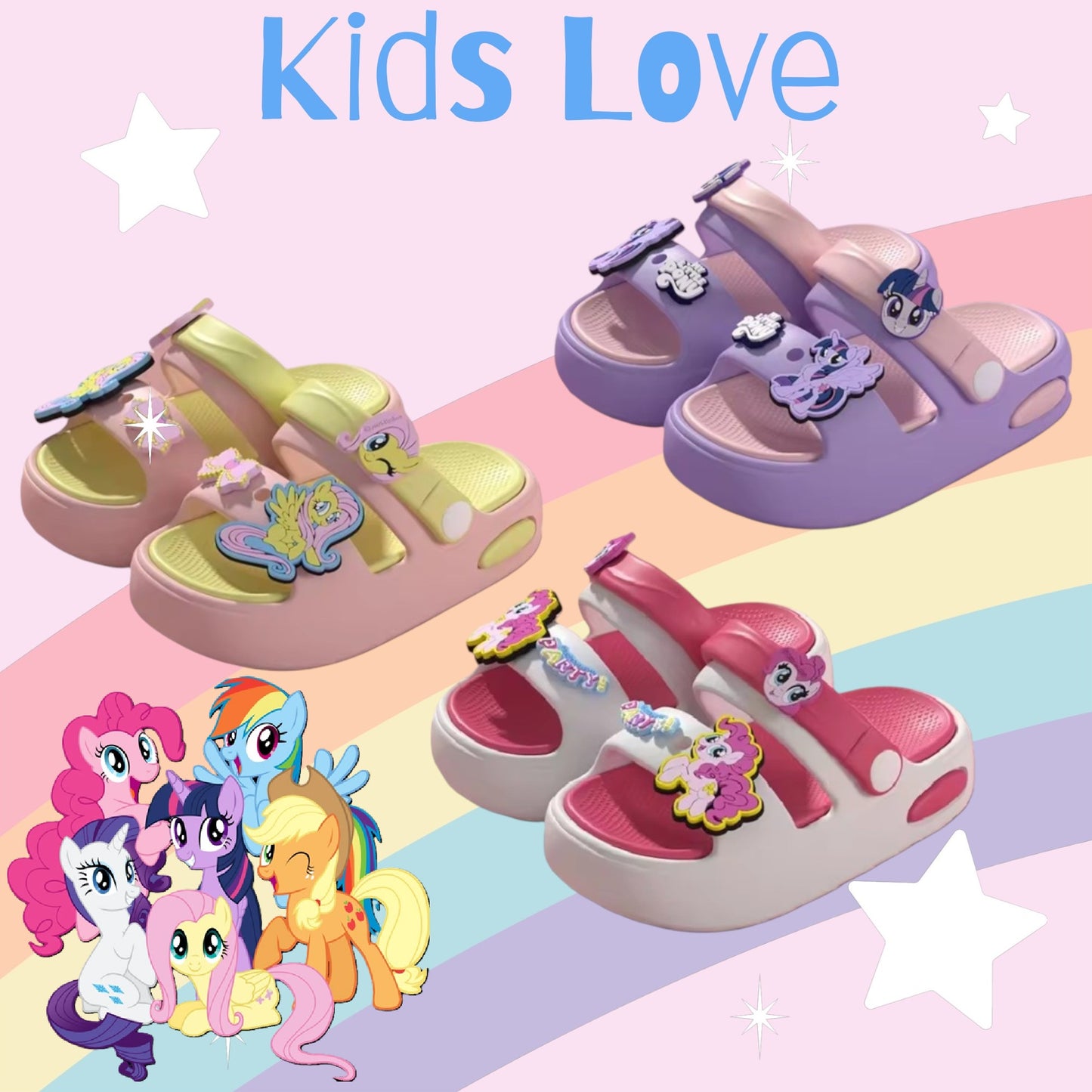 Pony Girl's Soft Sandals