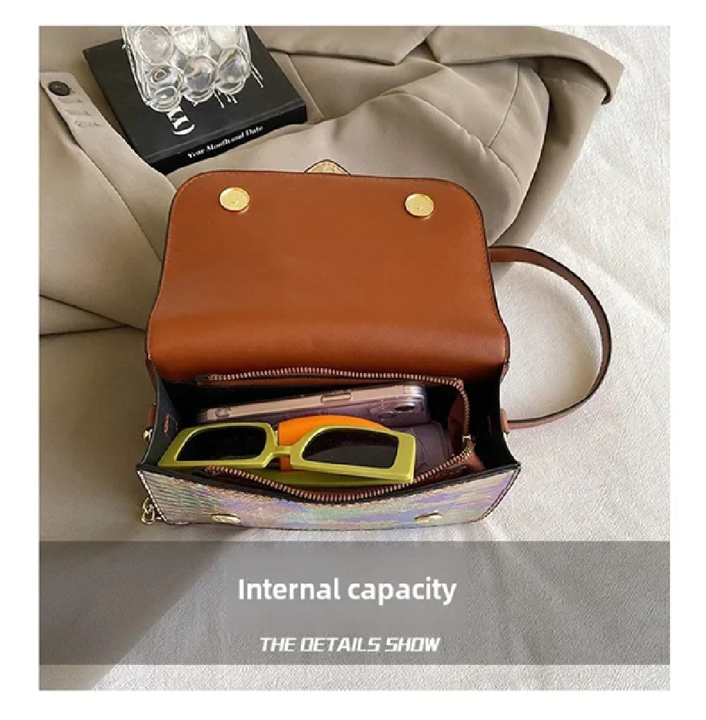 Women's Holographic Wing Crossbody Bag