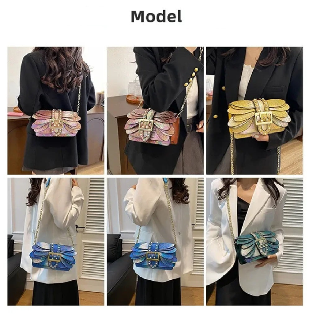 Women's Holographic Wing Crossbody Bag