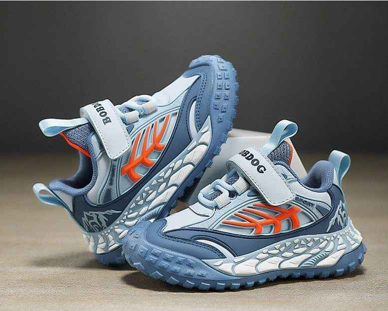 Blue Bobdog Lightweight Wear-Resistant Soft-Sole Casual Boy's Sneakers (Copy)
