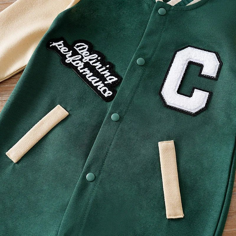 Baby Boston Baseball Jumpsuit - itzy bitsy