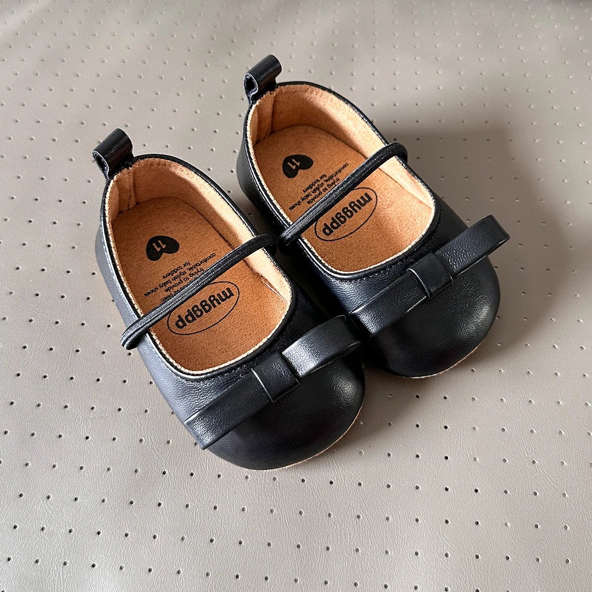 Baby First Walker Leather Shoes Rubber Anti - slip Sole - itzy bitsy