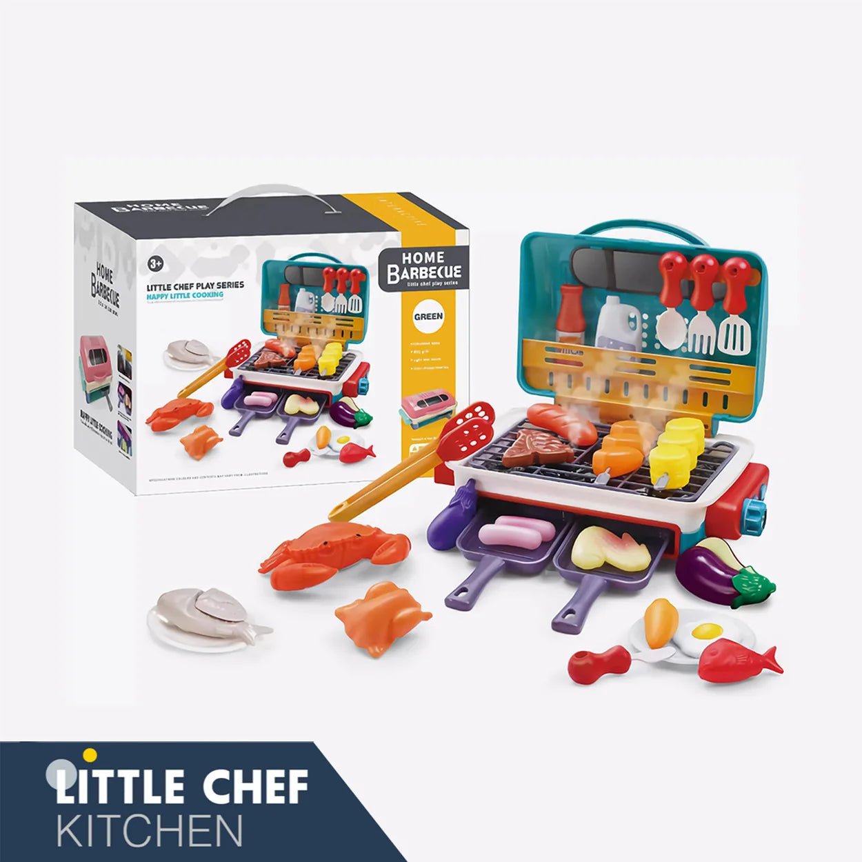 Barbecue with Spray, Light and Sound Playset - itzy bitsy